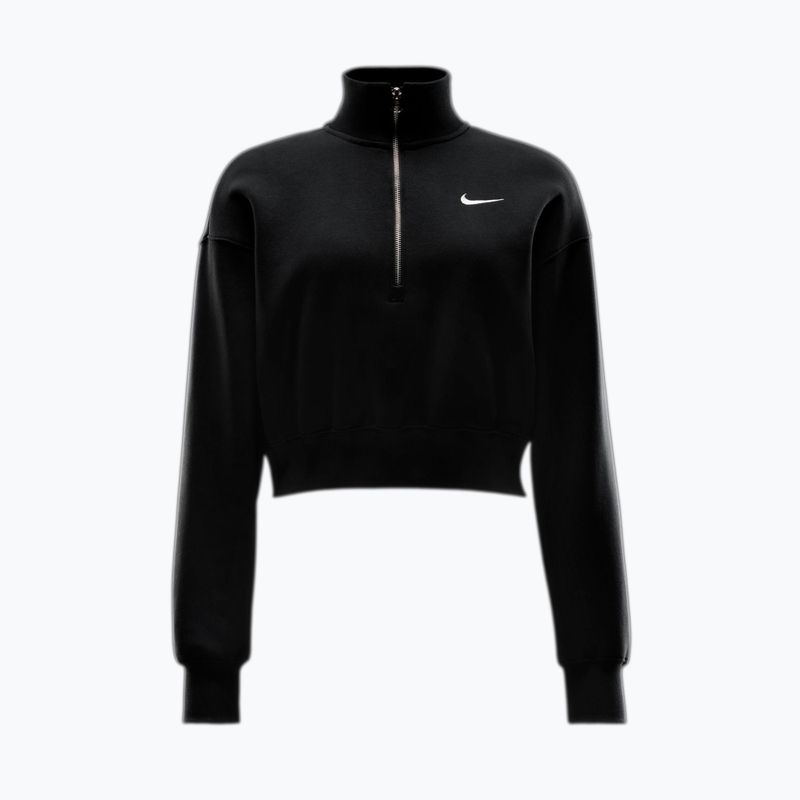Dámská mikina Nike Sportswear Phoenix Fleece 1/2 Zip Cropped black/sail 3