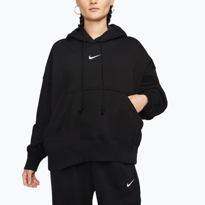 Dámská mikina Nike Sportswear Phoenix Fleece Oversized black/sail 4