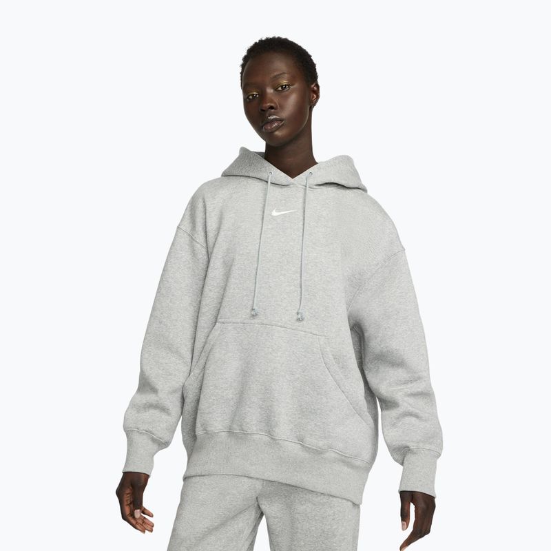 Dámská mikina Nike Sportswear Phoenix Fleece Oversized dark grey heather/sail