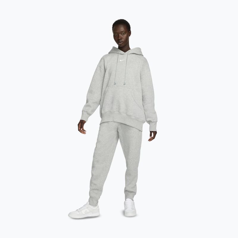 Dámská mikina Nike Sportswear Phoenix Fleece Oversized dark grey heather/sail 2