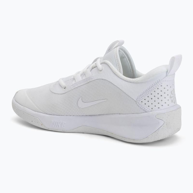 Dětské boty Nike Omni Multi-Court white/pure platinum/white 3