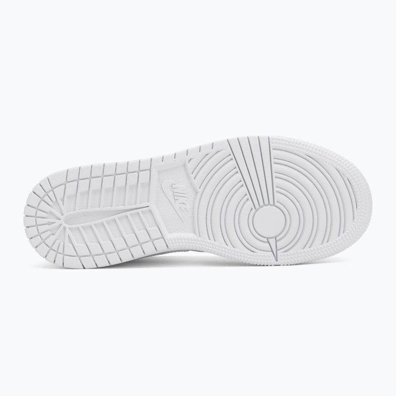 Boty  Jordan 1 Mid white/white/white 4