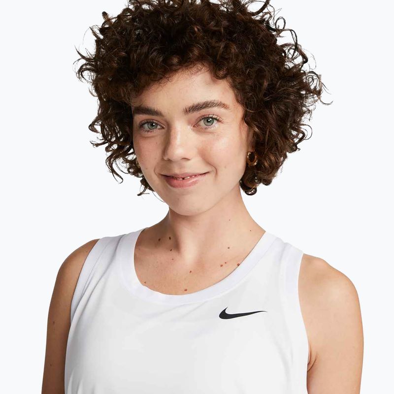 Dámské sportovní tričko Nike Dri-Fit Racerback tričko white/black 4