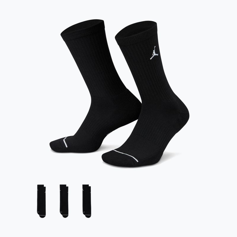 Ponožky Jordan Everyday 3 pairs black/white 5