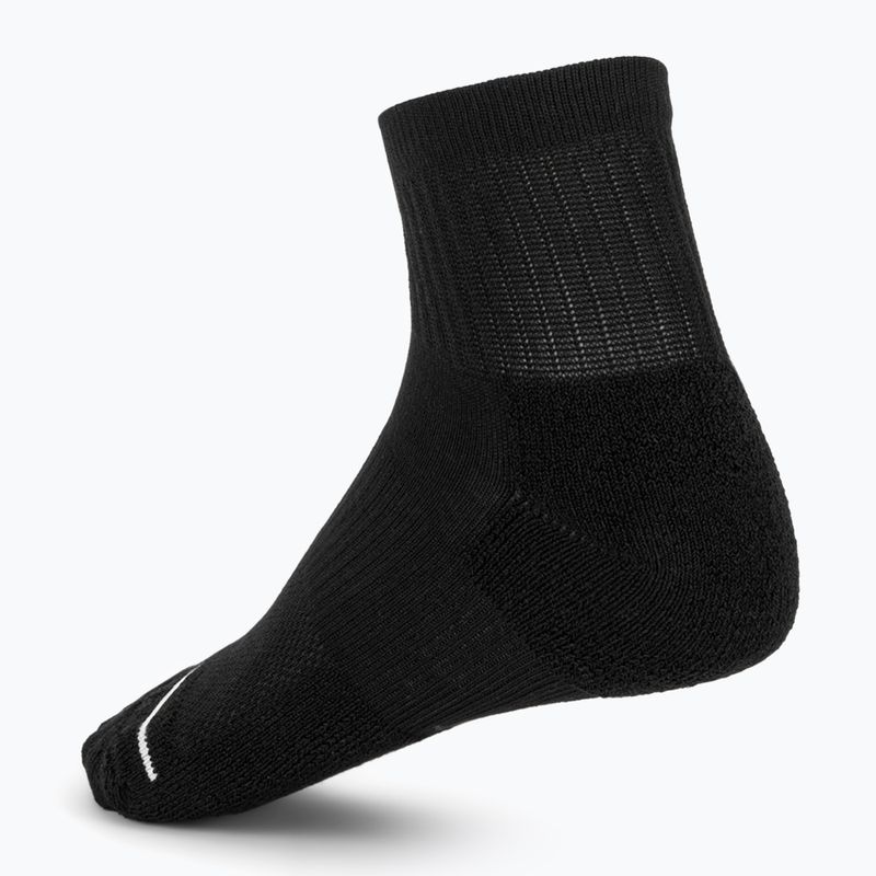 Ponožky Nike Jordan Everyday Ankle 3 páry black/white 2