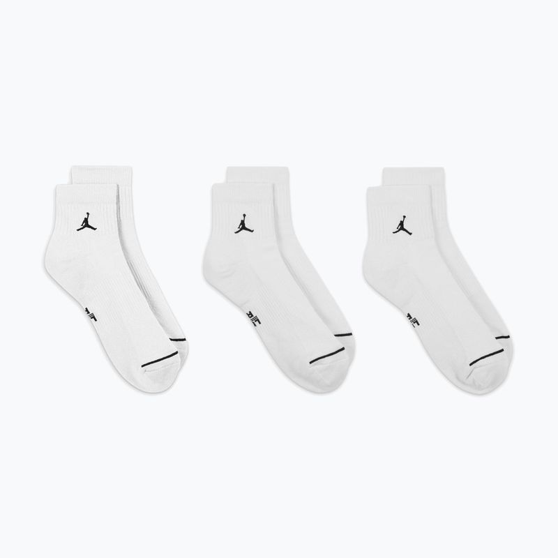 Ponožky Jordan Everyday Ankle 3 pairs white/black 6