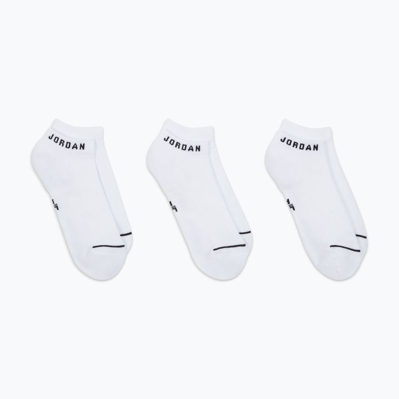 Ponožky Nike Jordan Everyday No-Show 3 páry white/black 6
