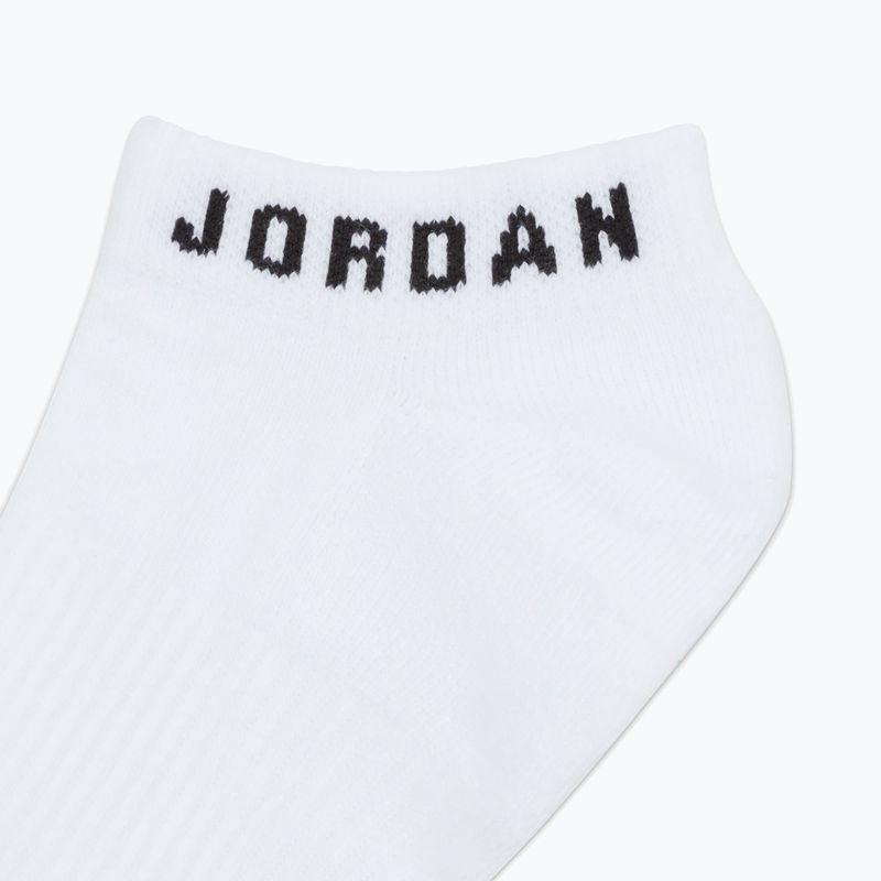 Ponožky Nike Jordan Everyday No-Show 3 páry white/black 9