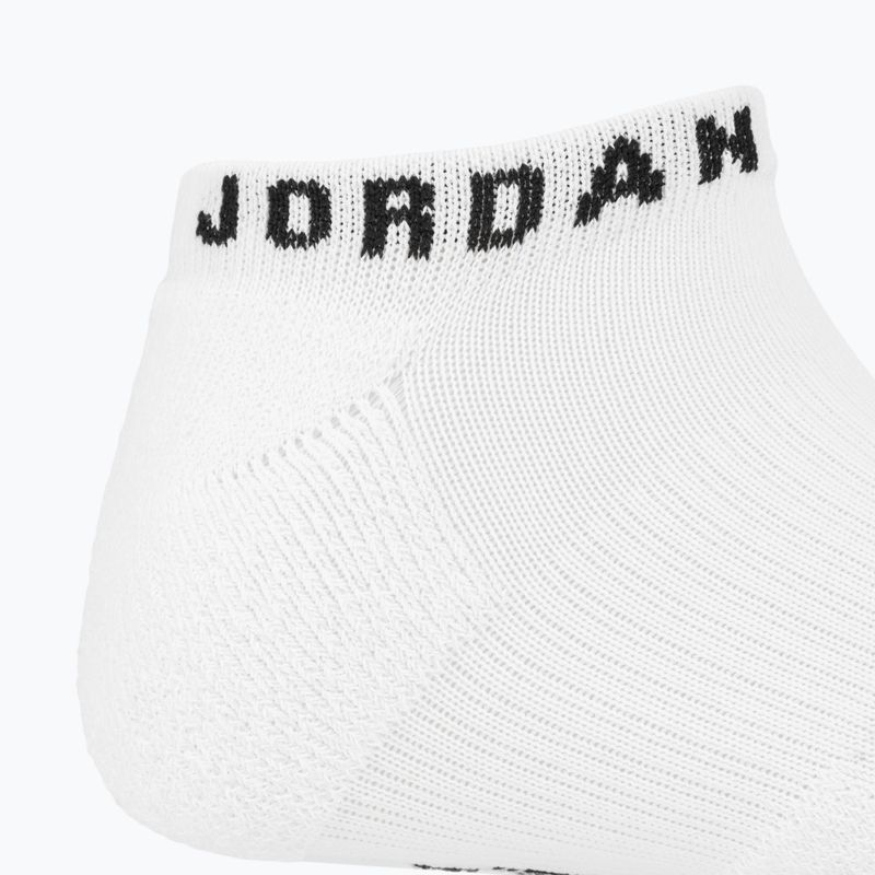 Ponožky Nike Jordan Everyday No-Show 3 páry white/black 3