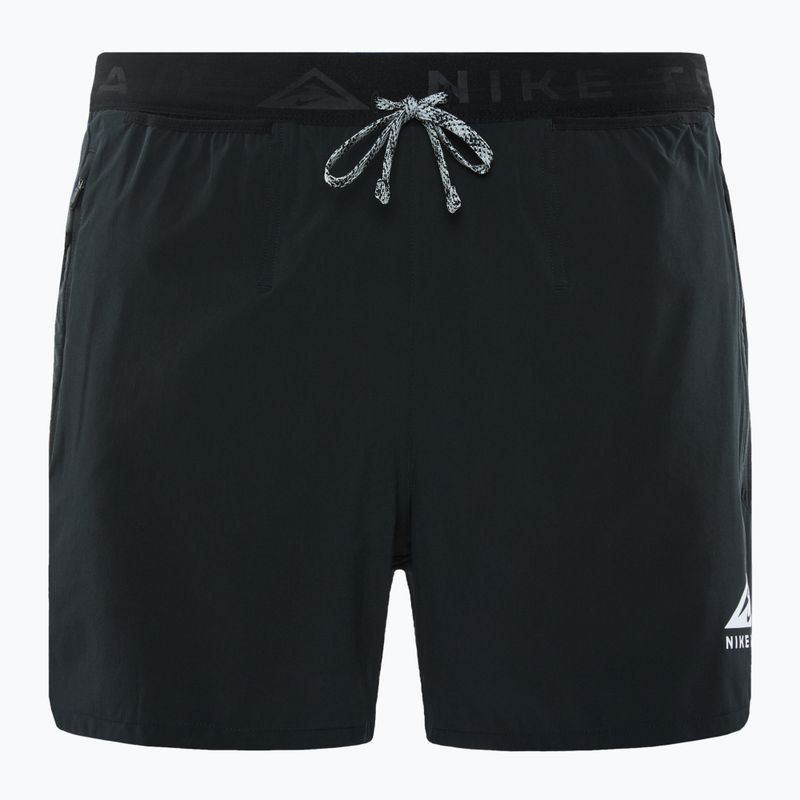 Pánské běžecké šortky Nike Trial Second Sunrise Dri-Fit black/dark smoke grey/white