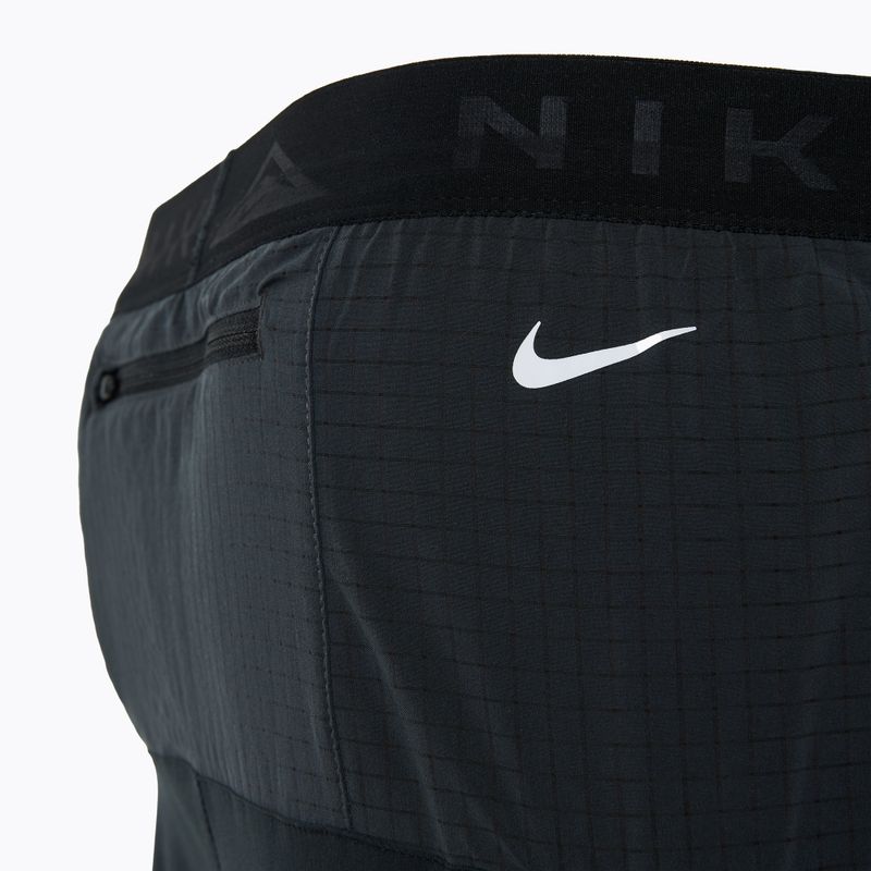 Pánské běžecké šortky Nike Trial Second Sunrise Dri-Fit black/dark smoke grey/white 3