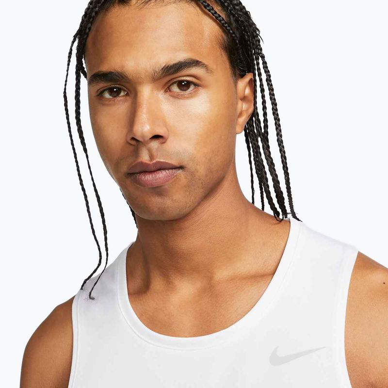Pánské běžecké tričko Nike Dri-Fit Miler white 4