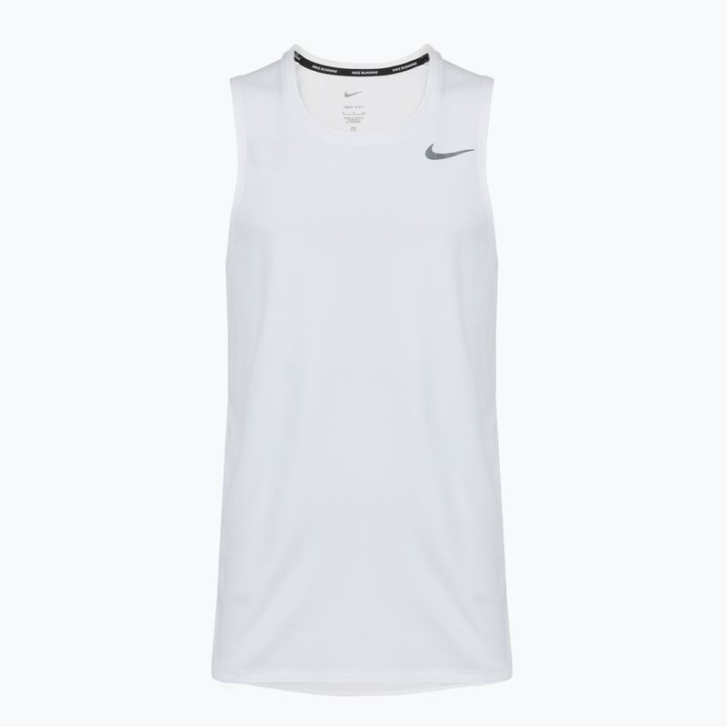 Pánské běžecké tričko Nike Dri-Fit Miler white 7