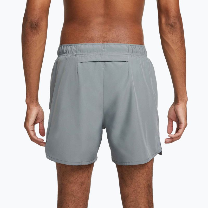 Pánské šortky Nike Dri-Fit Challenger 7" Brief-Lined smoke grey/smoke grey/black 4
