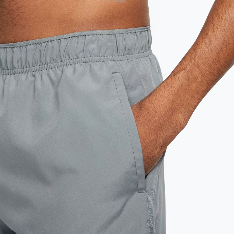Pánské šortky Nike Dri-Fit Challenger 7" Brief-Lined smoke grey/smoke grey/black 5