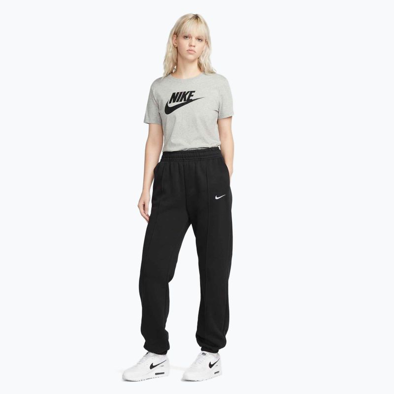 Dámské tričko Nike Sportswear Club Essentials Logo dark grey heather/black 2