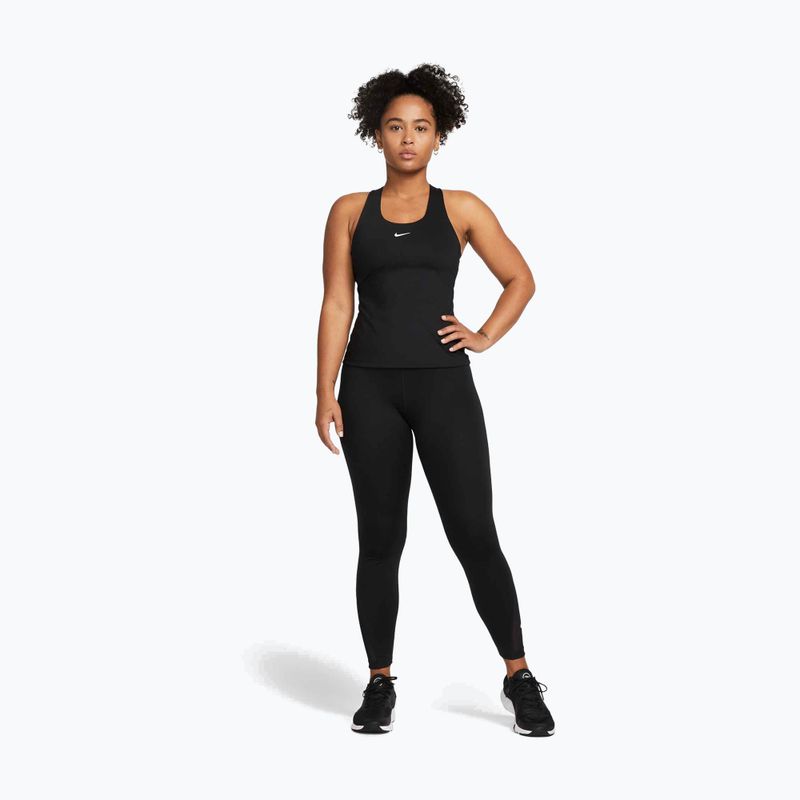 Dámská podprsenka Nike Swoosh Medium Support Bra black/black/white 2