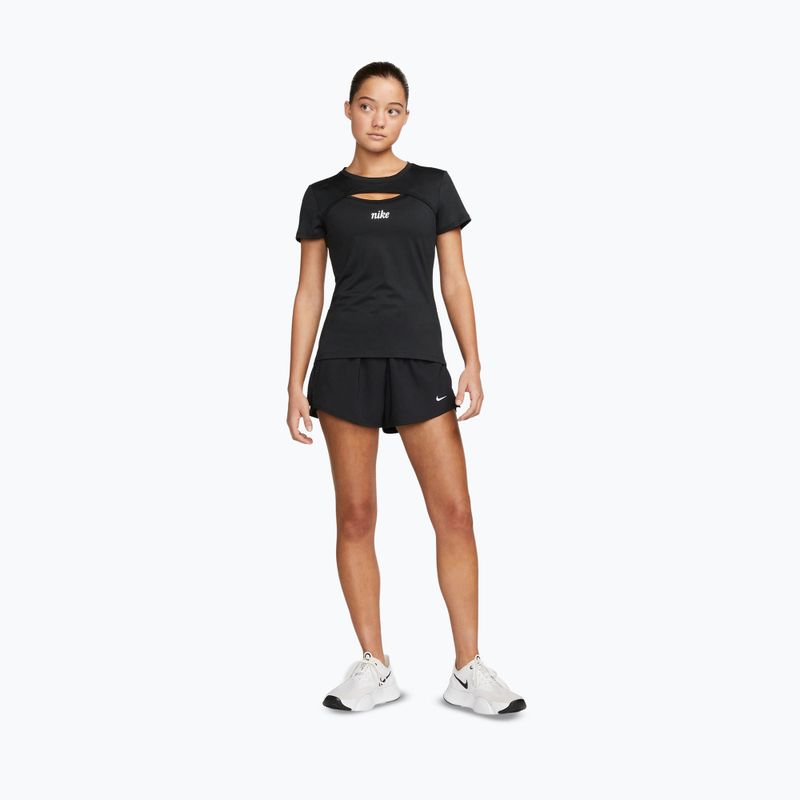 Dámské šortky Nike One Dri-Fit High-Waisted 3" 2In1 černé 2