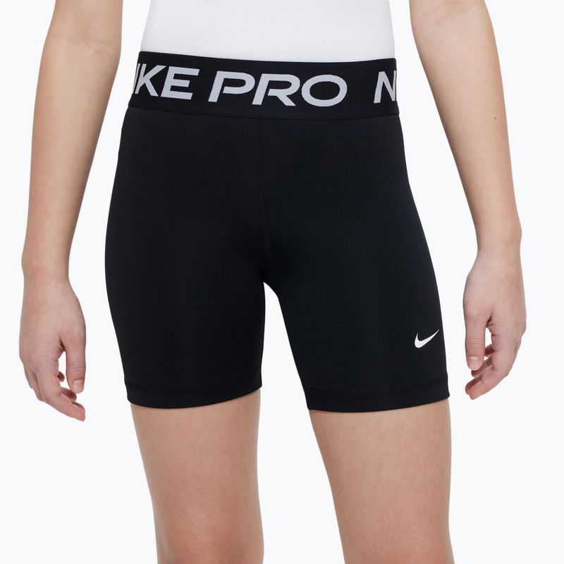 Dětské šortky Nike Pro Dri-Fit 5" carbon black/white 3