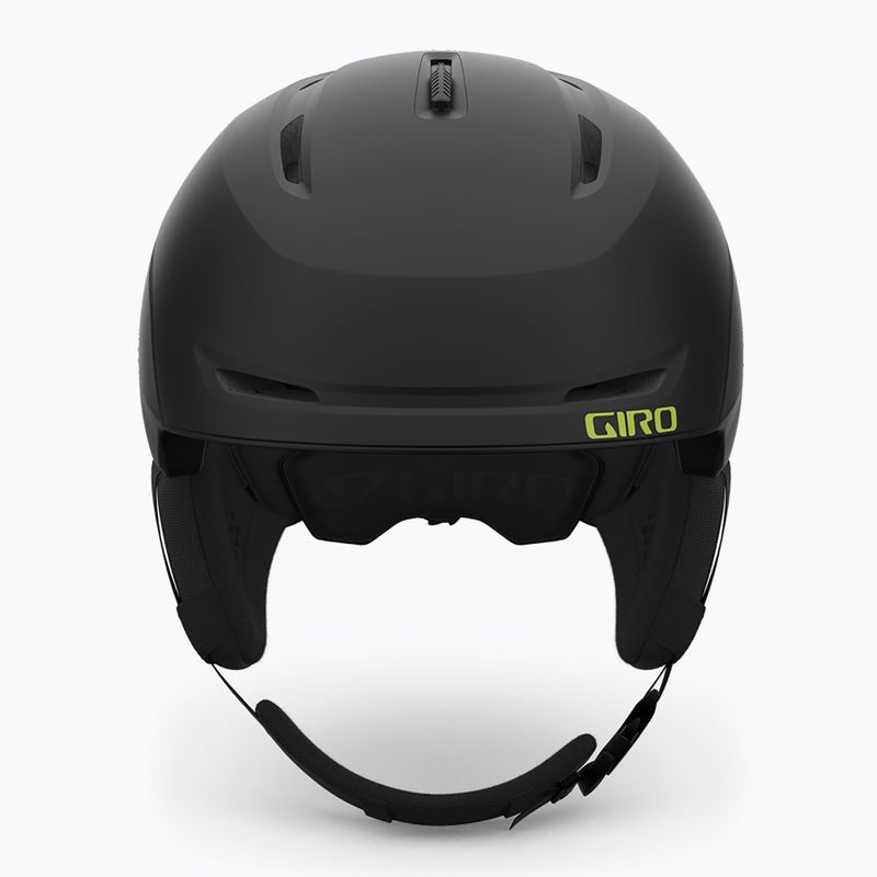 Lyžařská helma Giro Neo matte black/ano green 3