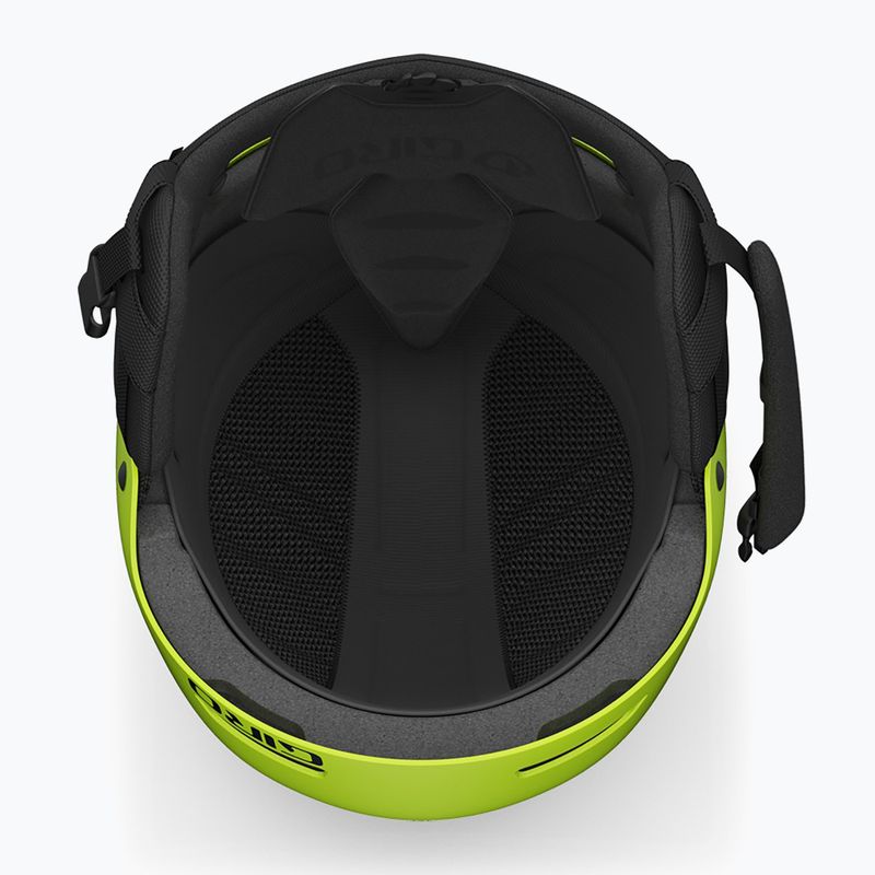 Lyžařská helma Giro Ledge FS matte ano lime 5