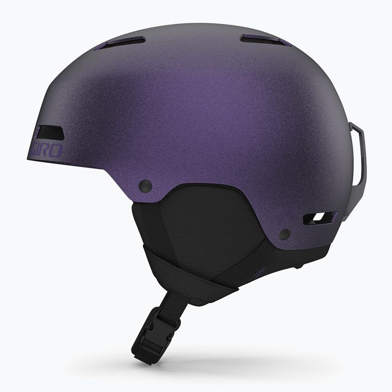 Lyžařská helma Giro Ledge FS matte black/purple pearl 2