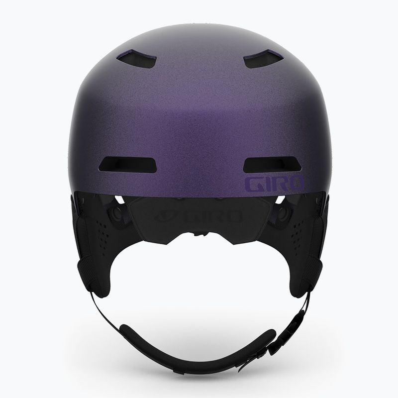 Lyžařská helma Giro Ledge FS matte black/purple pearl 3