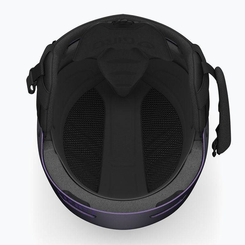 Lyžařská helma Giro Ledge FS matte black/purple pearl 5