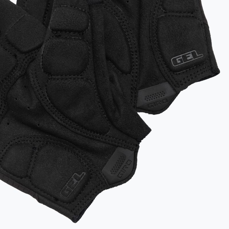 Pánské cyklistické rukavice Giro Bravo Gel II black 5