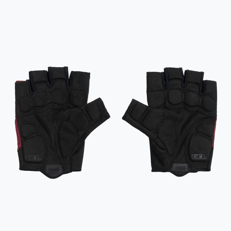 Pánské cyklistické rukavice Giro Bravo Gel II ox red 3