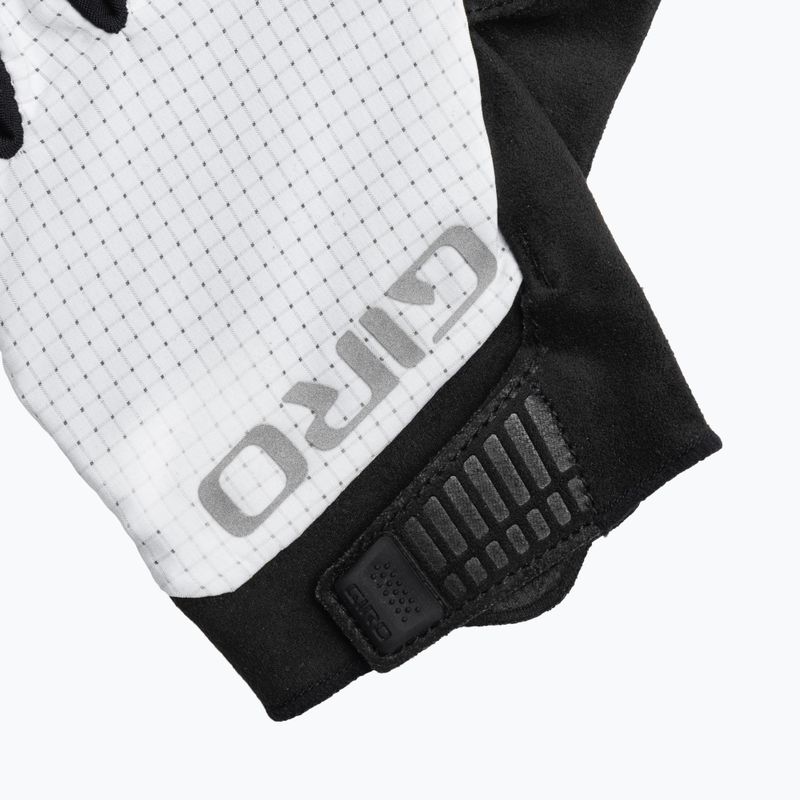 Pánské cyklistické rukavice Giro Bravo Gel II white 4