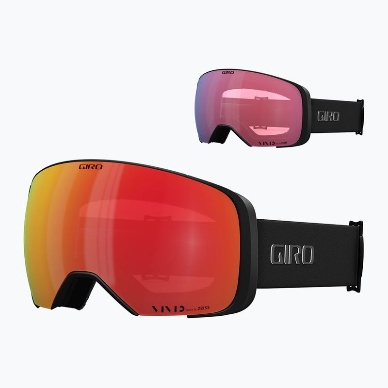 Lyžařské brýle Giro Comp black&white indicator/ember/infrared 2