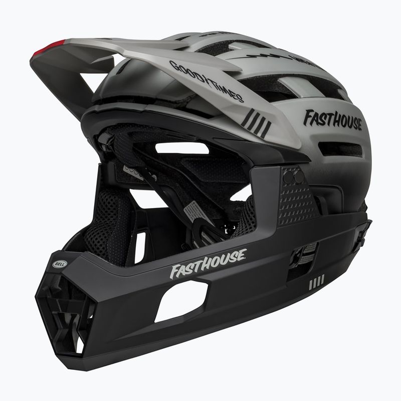 Cyklistická přilba  Bell FF Super Air R MIPS Spherical matte gray/black fasthouse