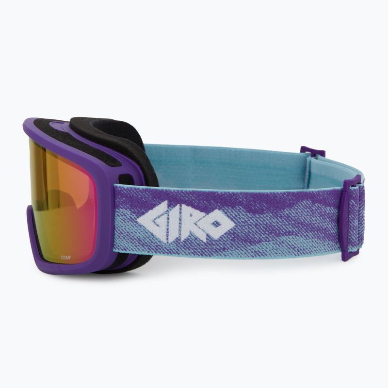 Dětské lyžařské brýle Giro Stomp purple linticular/ amber pink 4