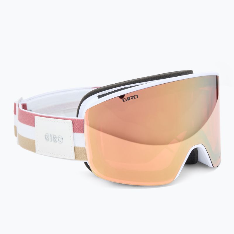 Dámské lyžařské brýle Giro Ella white lx stripe/rose gold/infrared 2