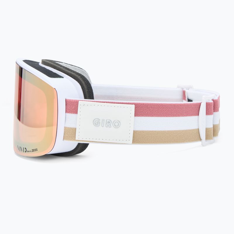 Dámské lyžařské brýle Giro Ella white lx stripe/rose gold/infrared 5