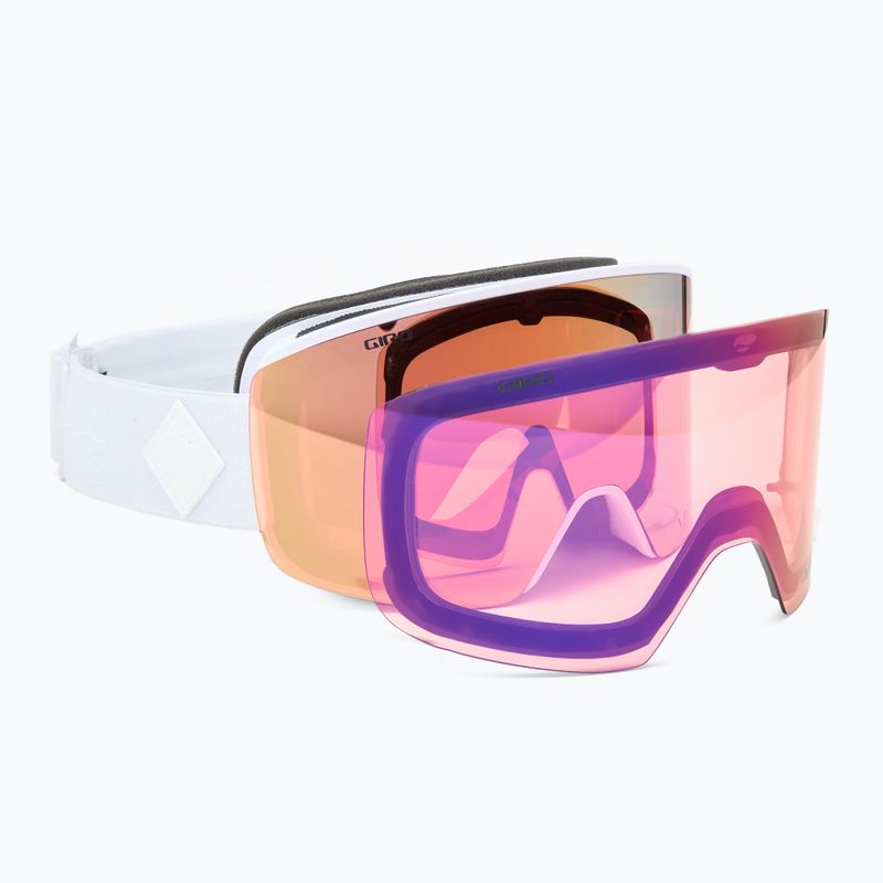 Dámské lyžařské brýle Giro Ella white bliss/rose gold/infrared