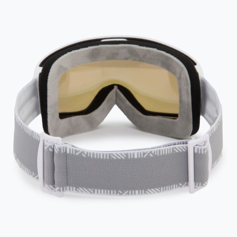 Dámské lyžařské brýle Giro Moxie white & grey chute/ amber pink/ yellow 4