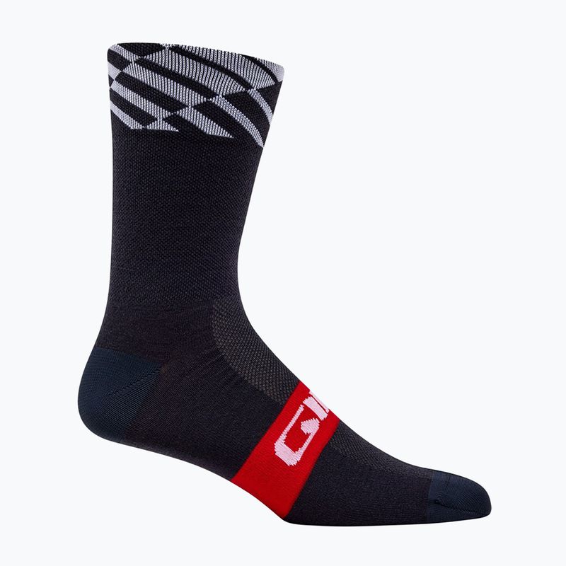 Ponožky  Giro Seasonal Merino red/white/charcoal