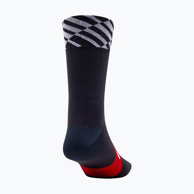 Ponožky  Giro Seasonal Merino red/white/charcoal 2