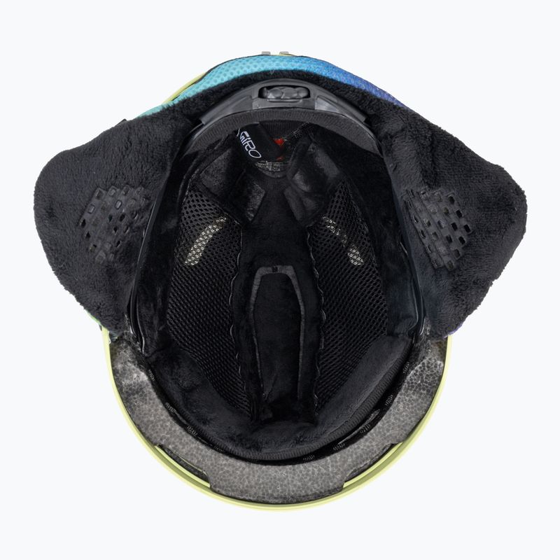 Dětská lyžařská helma Giro Crue matte fluorescent green 5