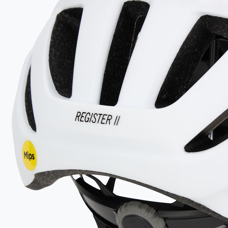 Cyklistická přilba Giro Register II Integrated MIPS matte white/charcoal 8