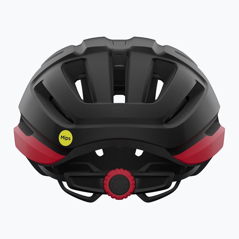 Cyklistická přilba Giro Isode II Integrated MIPS matte black/red 8