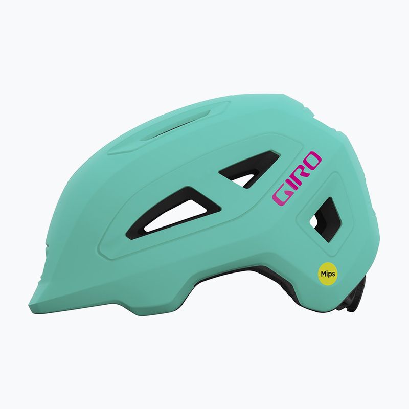 Dětská cyklistická přilba Giro Scamp II matte screaming teal/bright pink 2