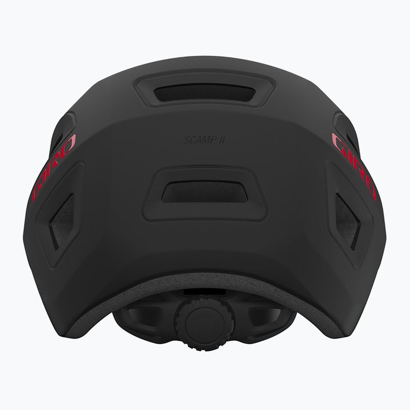Dětská cyklistická přilba Giro Scamp II Integrated MIPS matte black/red 3