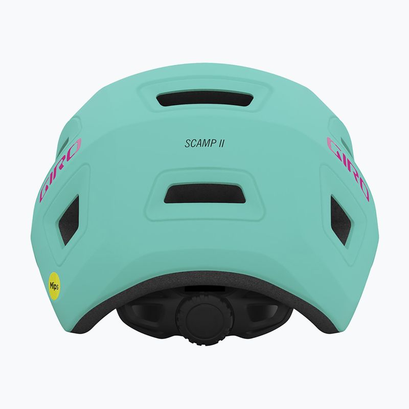 Dětská cyklistická přilba Giro Scamp II Integrated MIPS matte screaming teal/bright pink 3