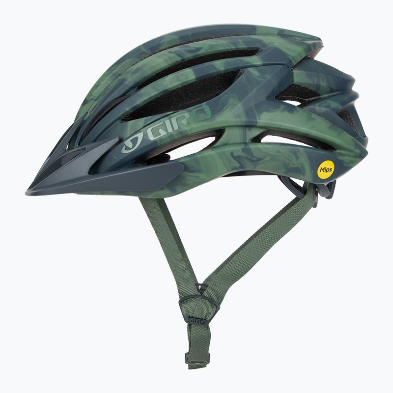 Cyklistická přilba Giro Artex Integrated MIPS hedge green/cosmic dust 4