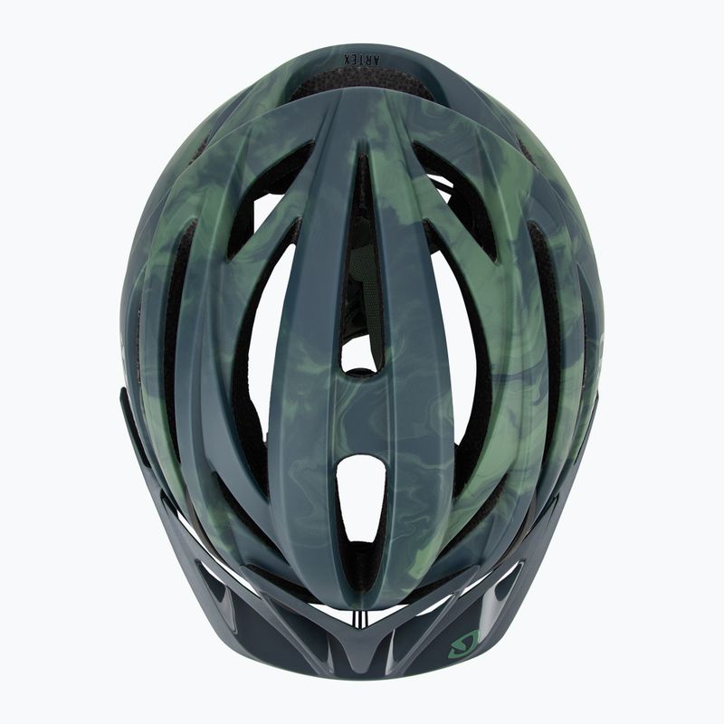 Cyklistická přilba Giro Artex Integrated MIPS hedge green/cosmic dust 5