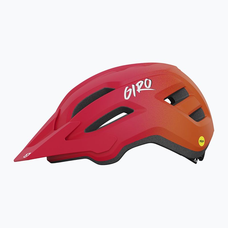 Dětská cyklistická přilba Giro Fixture II Integrated MIPS matte red fade 2