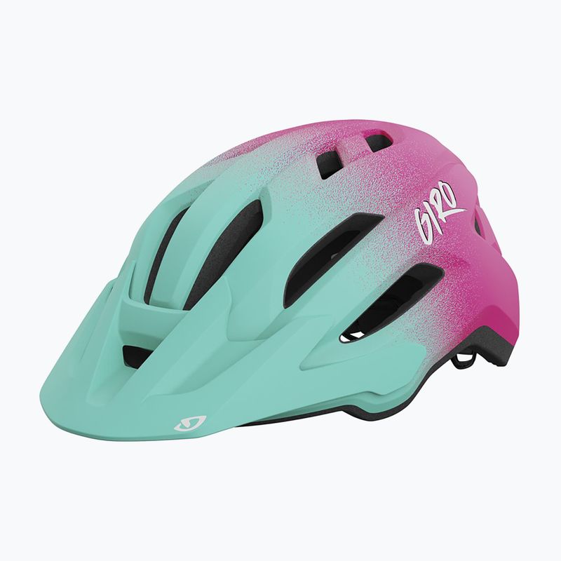 Dětská cyklistická helma Giro Fixture II Integrated MIPS matte teal fade